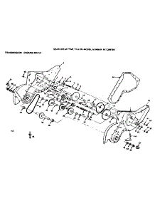 Transmission - Ground Drive parts for Craftsman Rear-Tine Tiller 917299150 from AppliancePartsPros.com
