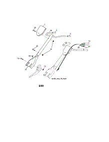 Handles parts for Craftsman Front-Tine Tiller 917299210 from AppliancePartsPros.com