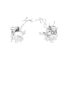 Decals parts for Craftsman Front-Tine Tiller 917299210 from AppliancePartsPros.com
