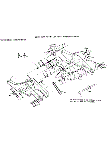 Transmission-Ground Drive parts for Craftsman Rear-Tine Tiller 917299250 from AppliancePartsPros.com