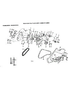 Transmission - Ground Drive parts for Craftsman Rear-Tine Tiller 917299560 from AppliancePartsPros.com