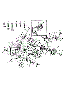 Transmission parts for Craftsman Lawn Tractor Attachment 917299570 from AppliancePartsPros.com