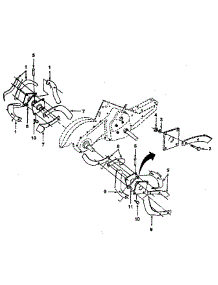 Tines parts for Craftsman Tiller 917299652 from AppliancePartsPros.com