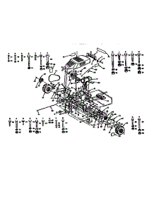 Hood, Engine, Channels And Wheels parts for Craftsman Rear-Tine Tiller 917299680 from AppliancePartsPros.com