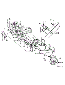 Mainframe, Left Side parts for Craftsman Rear-Tine Tiller 917299691 from AppliancePartsPros.com