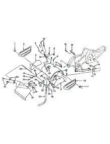 Tine Shield parts for Craftsman Rear-Tine Tiller 917299691 from AppliancePartsPros.com