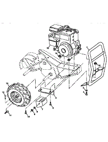 Mainframe, Right Side parts for Craftsman Rear-Tine Tiller 917299854 from AppliancePartsPros.com