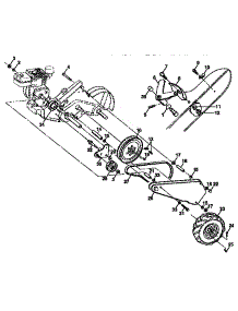 Mainframe, Left Side parts for Craftsman Rear-Tine Tiller 917299881 from AppliancePartsPros.com