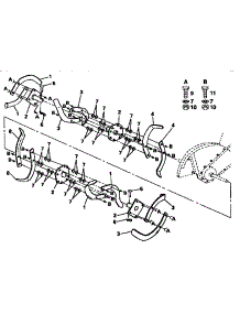 Tine Assembly parts for Craftsman Rear-Tine Tiller 917299881 from AppliancePartsPros.com