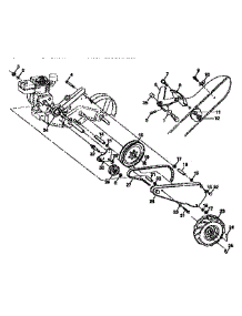 Mainframe, Left Side parts for Craftsman Rear-Tine Tiller 917299882 from AppliancePartsPros.com