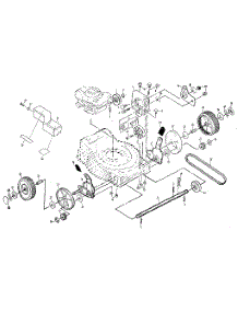 Wheel Assembly parts for Craftsman Gas Walk-Behind Mower 917327130 from AppliancePartsPros.com