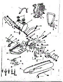 Main Frame parts for Craftsman Chainsaw 917350250 from AppliancePartsPros.com