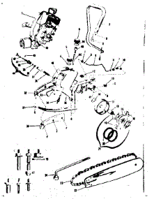Main Frame parts for Craftsman Chainsaw 917350261 from AppliancePartsPros.com