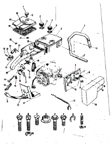 Main Frame parts for Craftsman Chainsaw 917351040 from AppliancePartsPros.com