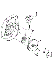 Shroud And Rewind Starter No. 590421 parts for Craftsman Chainsaw 917351140 from AppliancePartsPros.com