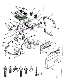 Main Frame parts for Craftsman Chainsaw 917351250 from AppliancePartsPros.com