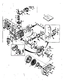 Engine parts for Craftsman Chainsaw 917351250 from AppliancePartsPros.com
