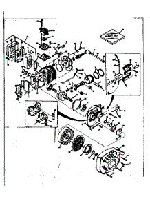 Engine parts for Craftsman Chainsaw 917351340 from AppliancePartsPros.com