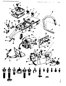 Main Frame parts for Craftsman Chainsaw 917351370 from AppliancePartsPros.com