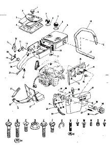 Main Frame parts for Craftsman Chainsaw 917351371 from AppliancePartsPros.com