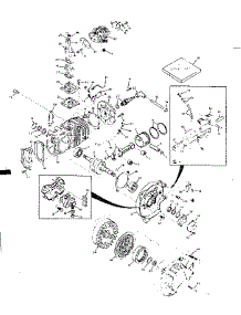 Engine parts for Craftsman Chainsaw 917351371 from AppliancePartsPros.com
