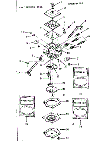 Replacement Parts parts for Craftsman Gas Chainsaw 917351640 from AppliancePartsPros.com