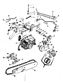 Engine parts for Craftsman Chainsaw 917352120 from AppliancePartsPros.com