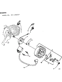 Magneto parts for Craftsman Chainsaw 917352510 from AppliancePartsPros.com