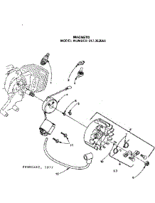Magneto parts for Craftsman Chainsaw 917352550 from AppliancePartsPros.com