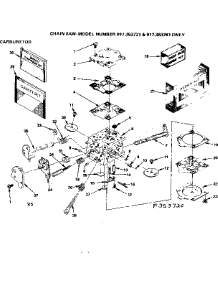Carburetor parts for Craftsman Chainsaw 917353721 from AppliancePartsPros.com