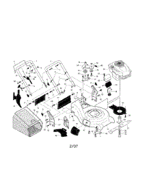 Engine / Housing / Handle / Grassbag parts for Craftsman Gas Walk-Behind Mower 917370580 from AppliancePartsPros.com