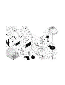 Engine / Housing / Handle parts for Craftsman Gas Walk-Behind Mower 917370584 from AppliancePartsPros.com