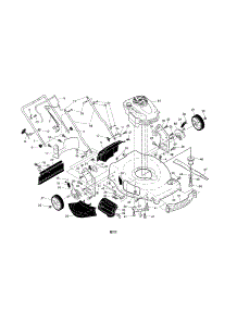 Engine / Housing / Handle parts for Craftsman Gas Walk-Behind Mower 917370671 from AppliancePartsPros.com