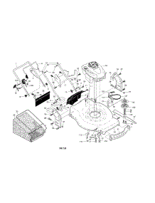 Engine / Housing / Handle parts for Craftsman Gas Walk-Behind Mower 917370700 from AppliancePartsPros.com