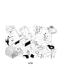 Engine / Housing / Handle parts for Craftsman Gas Walk-Behind Mower 917370711 from AppliancePartsPros.com