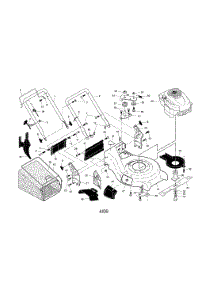 Engine / Housing / Handle parts for Craftsman Gas Walk-Behind Mower 917370712 from AppliancePartsPros.com
