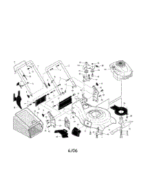 Engine / Housing / Handle parts for Craftsman Gas Walk-Behind Mower 917370715 from AppliancePartsPros.com