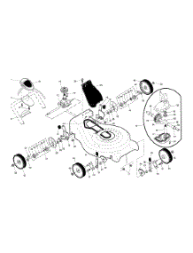 Wheels / Drive Control / Gearcase parts for Craftsman Gas Walk-Behind Mower 917370730 from AppliancePartsPros.com