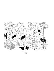 Engine / Housing / Handle parts for Craftsman Gas Walk-Behind Mower 917370731 from AppliancePartsPros.com