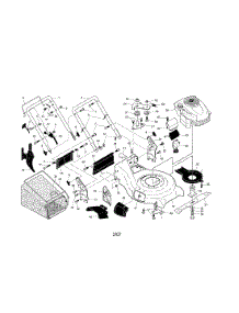 Engine / Housing / Handle / Grassbag parts for Craftsman Gas Walk-Behind Mower 917370735 from AppliancePartsPros.com