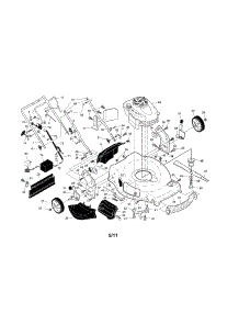 Engine / Housing / Handle parts for Craftsman Gas Walk-Behind Mower 917370840 from AppliancePartsPros.com
