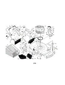 Engine / Housing / Handle parts for Craftsman Gas Walk-Behind Mower 917370881 from AppliancePartsPros.com