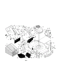 Engine / Housing / Handle parts for Craftsman Gas Walk-Behind Mower 917370920 from AppliancePartsPros.com