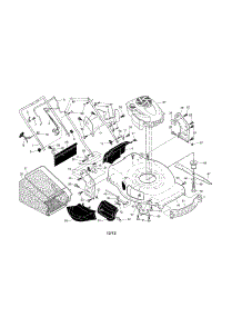 Engine / Housing / Handle parts for Craftsman Gas Walk-Behind Mower 917370921 from AppliancePartsPros.com