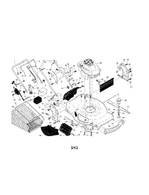 Engine / Housing / Handle parts for Craftsman Gas Walk-Behind Mower 917370932 from AppliancePartsPros.com