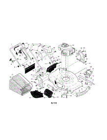 Engine / Housing / Handle parts for Craftsman Gas Walk-Behind Mower 917370950 from AppliancePartsPros.com