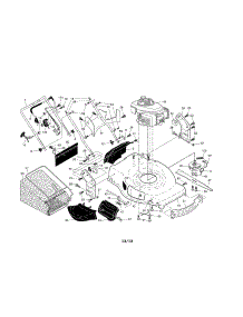 Engine / Housing / Handle parts for Craftsman Gas Walk-Behind Mower 917370951 from AppliancePartsPros.com