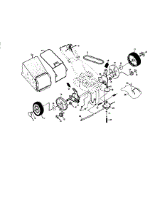 Wheels / Tires / Bag / V-Belt parts for Craftsman Gas Walk-Behind Mower 917371010 from AppliancePartsPros.com