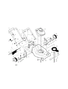 Engine / Housing / Handle parts for Craftsman Gas Walk-Behind Mower 917371075 from AppliancePartsPros.com