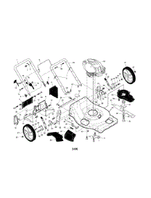 Engine / Housing / Handle parts for Craftsman Gas Walk-Behind Mower 917371290 from AppliancePartsPros.com
